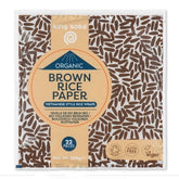 Glutenfrit fuldkornsrispapir BIO 200 g (22 stk.) - KING SOBA
